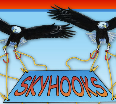 SkyHooks tarp hangers are the best thing for camping since fire!